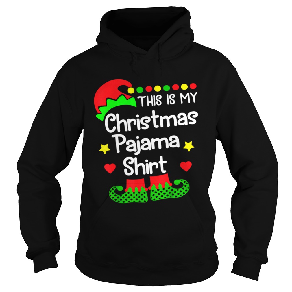 Hot This is My Christmas Pajama Family Matching Costume Hoodie