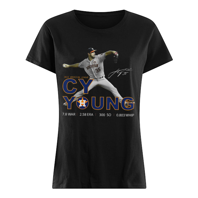 Houston Astros Cy Young 2019 American League Signature Classic Women's T-shirt