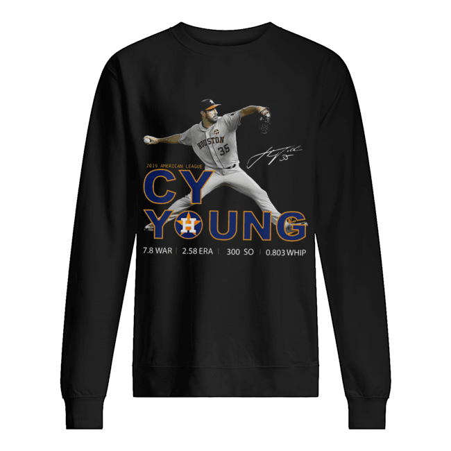 Houston Astros Cy Young 2019 American League Signature Unisex Sweatshirt