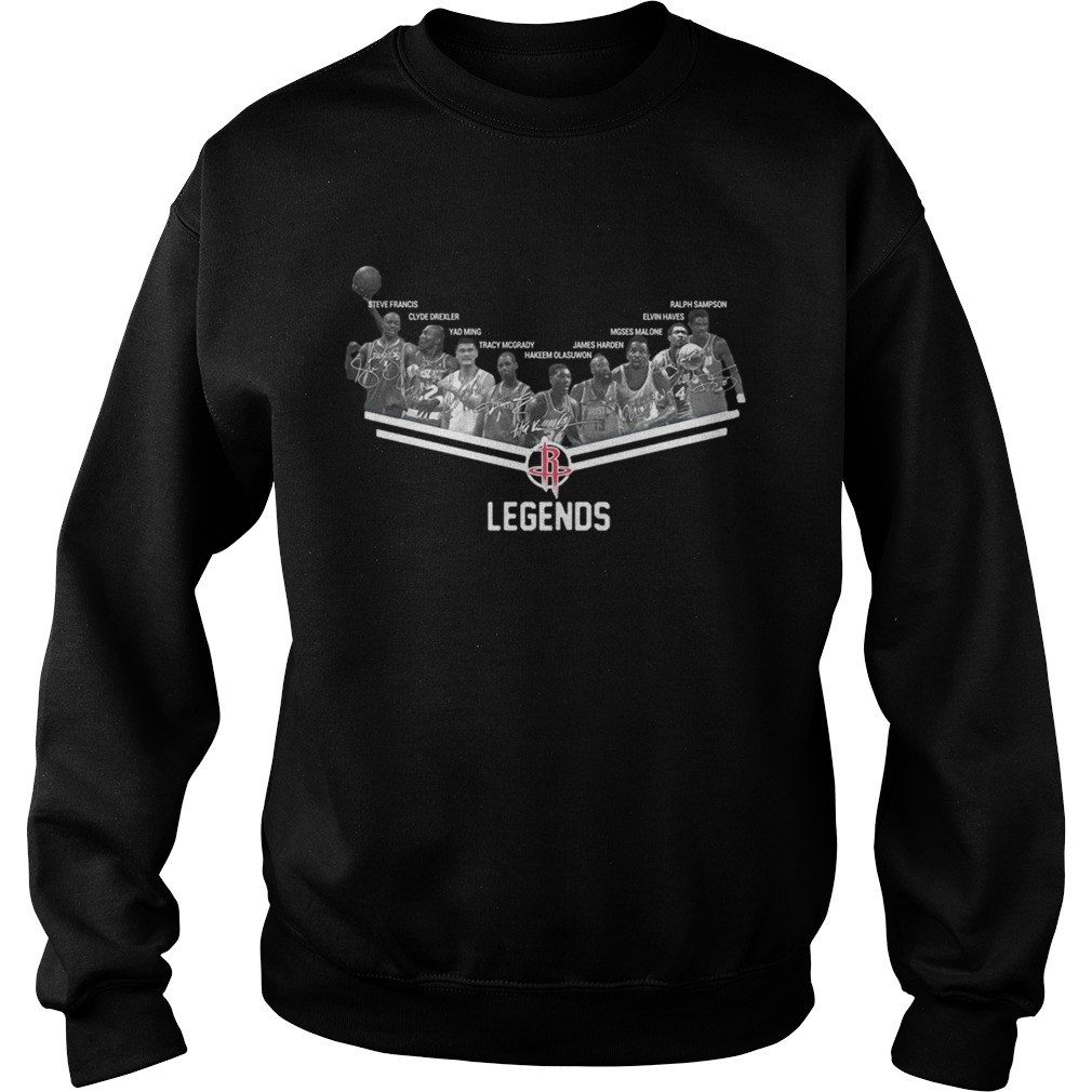 Houston Rockets Player Legends Signatures Sweatshirt