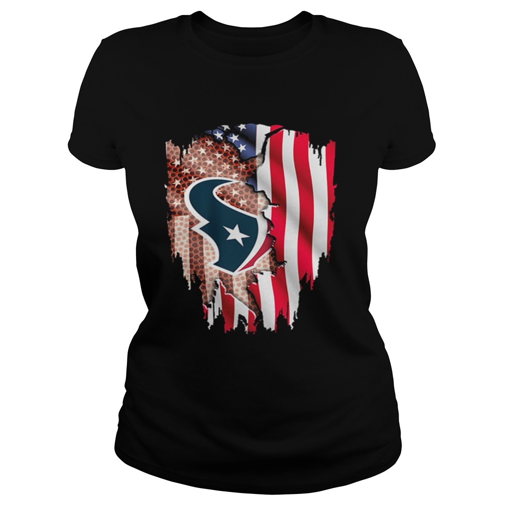 Houston Texans American flag Classic Ladies