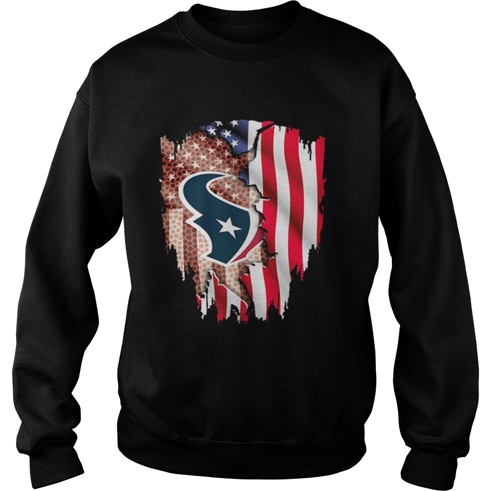 Houston Texans American flag Sweatshirt