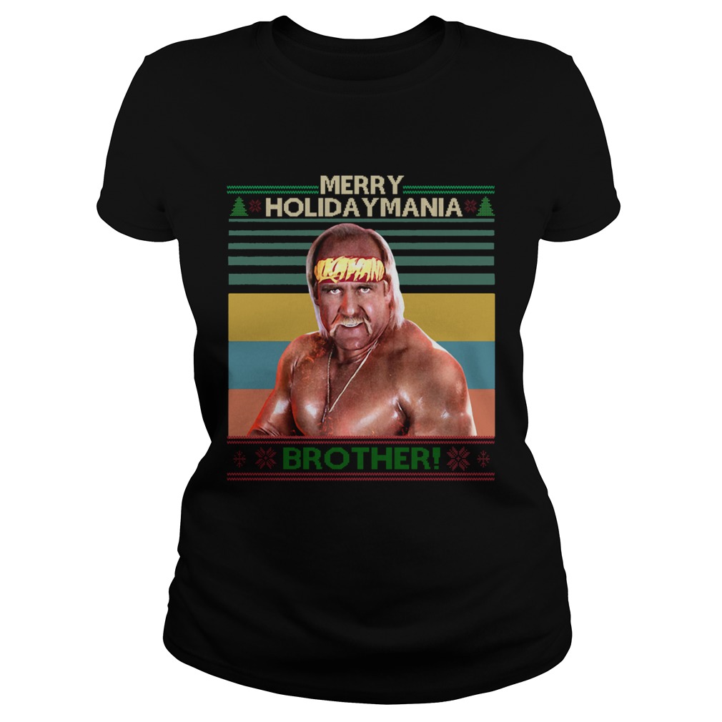 Hulk Hogan Merry Holiday Mania Brother Christmas Vintage Classic Ladies