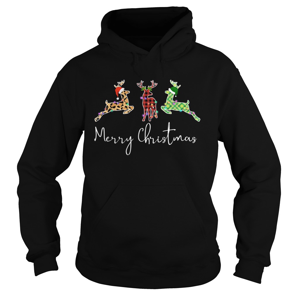 Hunting Leopard Merry Christmas Hoodie