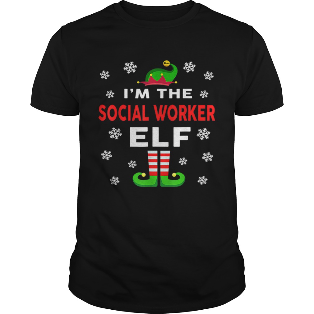 I Am The Social Worker Elf Christmas Sweater Gift Funny shirt