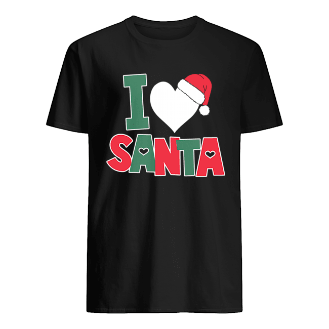 I Love Santa Cute Christmas shirt