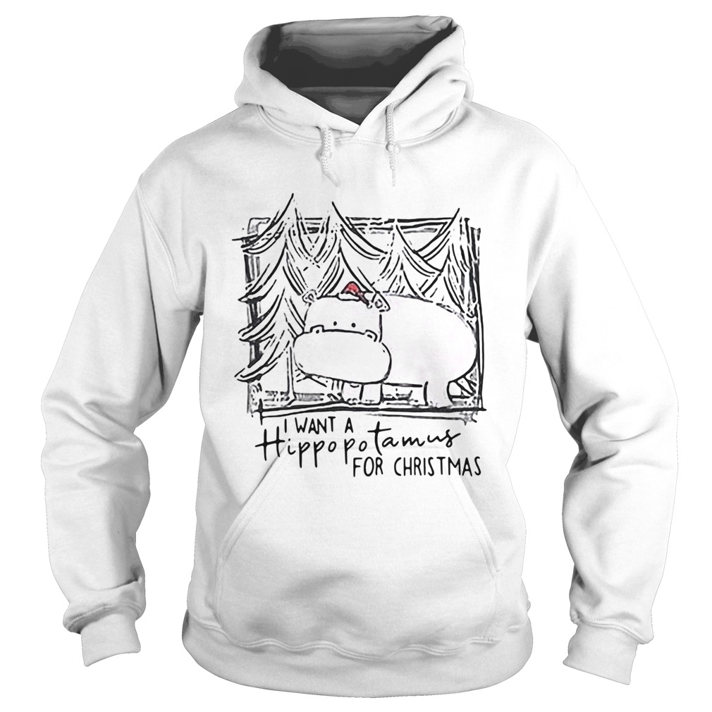 I Want A Hippopotamus For Christmas Hoodie