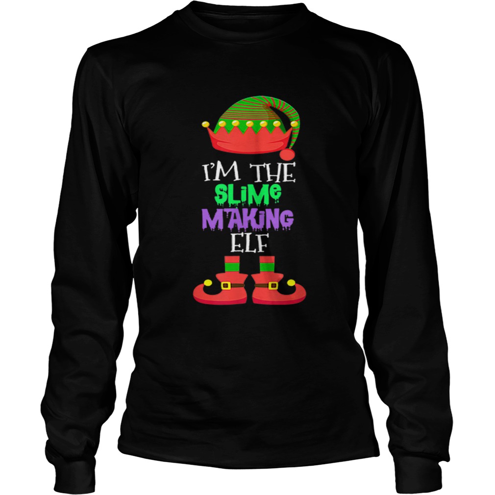 IM THE Slime Making ELF Christmas Xmas Elf Group Costume LongSleeve