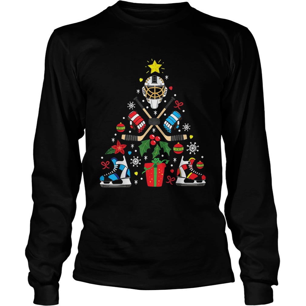 Ice Hockey Christmas Ornament Tree Xmas Christmas LongSleeve