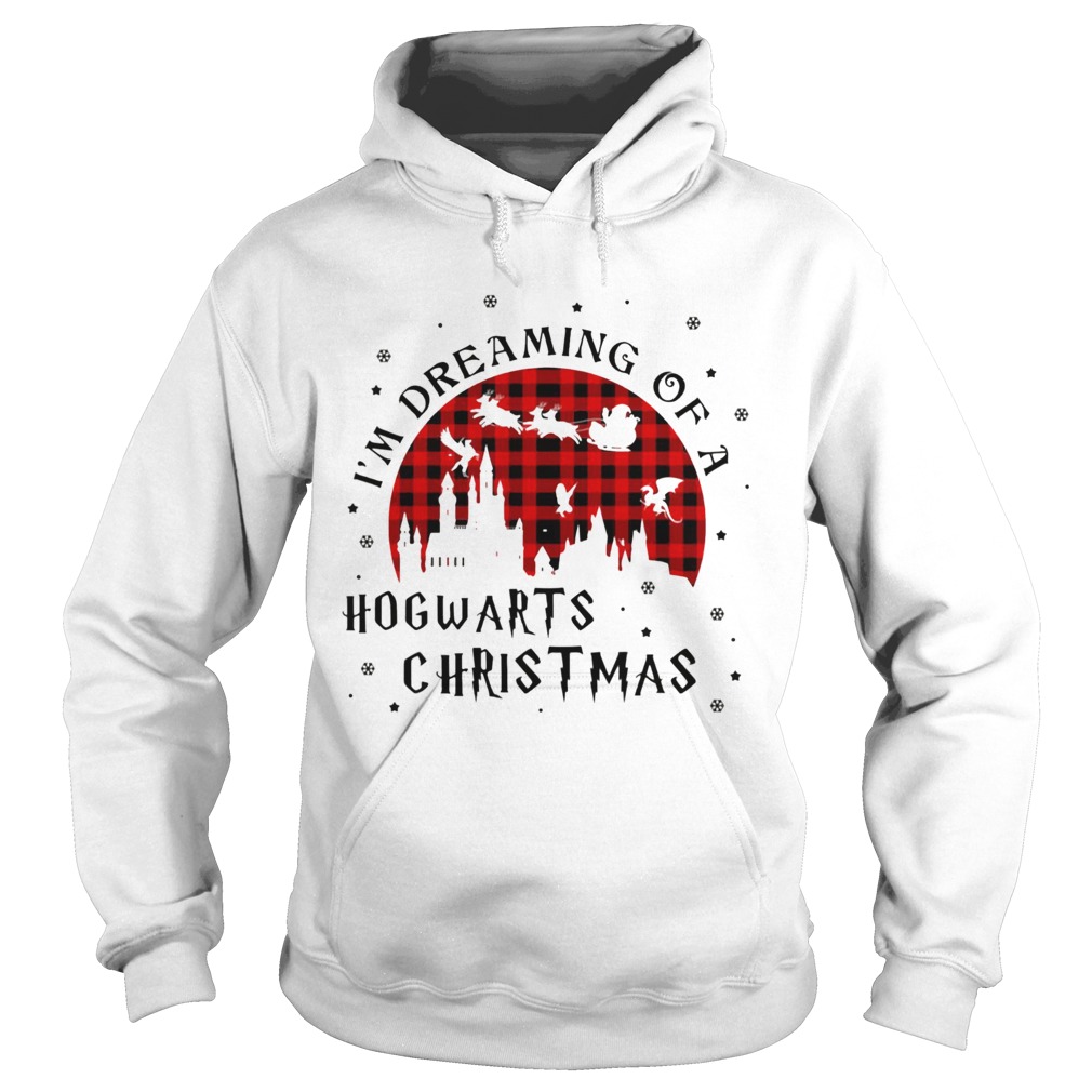 Im Dreaming Of A Hogwarts Christmas Reindeer Sleigh Christmas Hoodie