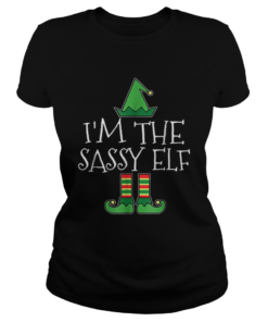 Im Sassy Elf Matching Family Group Christmas Funny  Classic Ladies