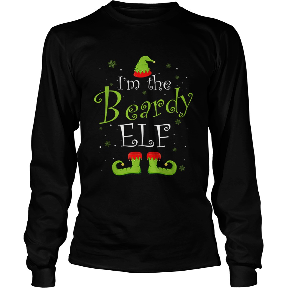 Im The Beardy Elf Christmas Matching Family Xmas LongSleeve