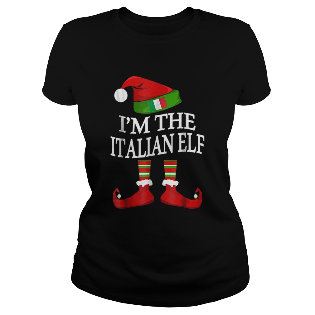 Im The Italian Elf Matching Group Family Christmas Classic Ladies