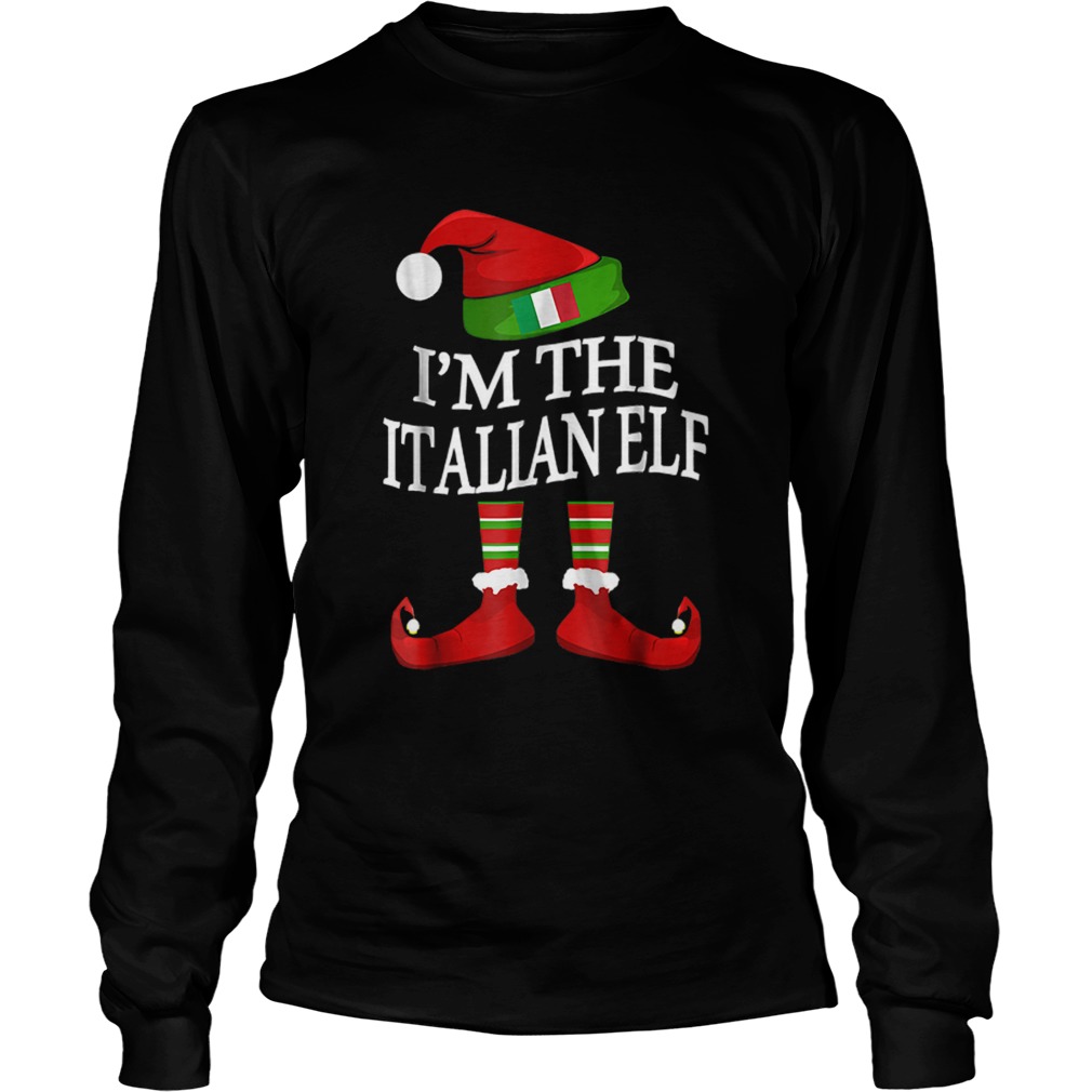 Im The Italian Elf Matching Group Family Christmas LongSleeve