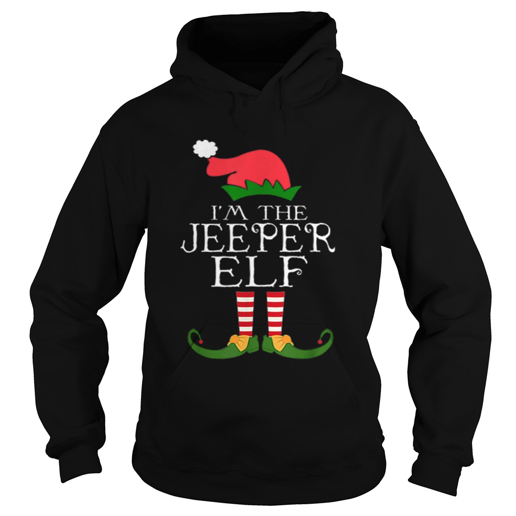 Im The Jeeper ELF Santa Hat Jeep Lovers Merry Christmas Hoodie