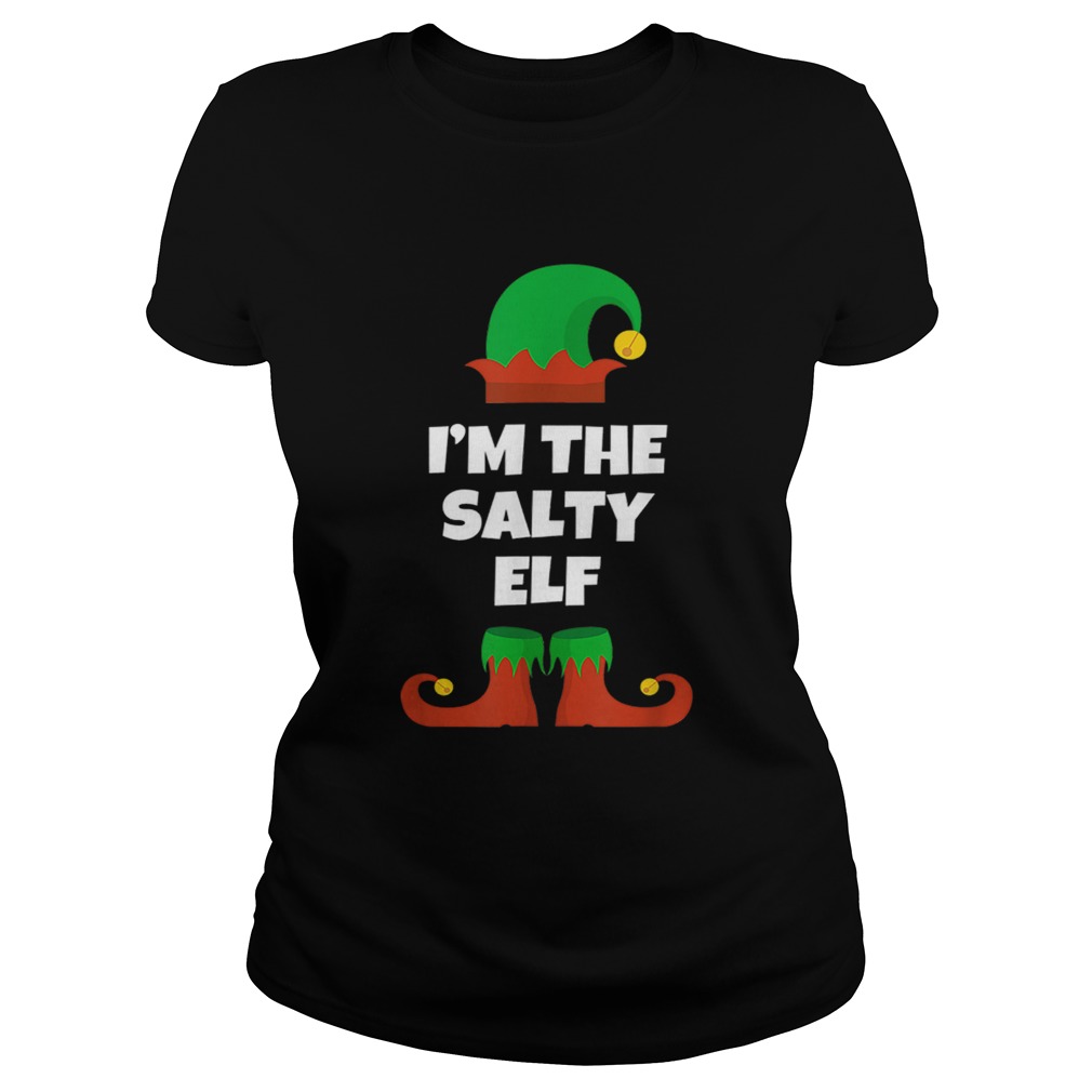 Im The Salty Elf Funny Family Christmas Gift Classic Ladies