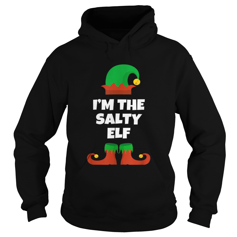 Im The Salty Elf Funny Family Christmas Gift Hoodie