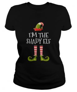 Im The Shady Elf Cute Gift Tee Matching Family Christmas  Classic Ladies