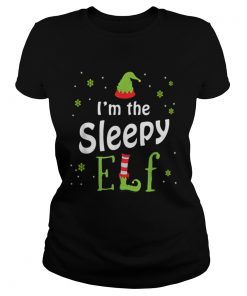 Im The Sleepy Elf Funny Group Matching Family Xmas Gift  Classic Ladies