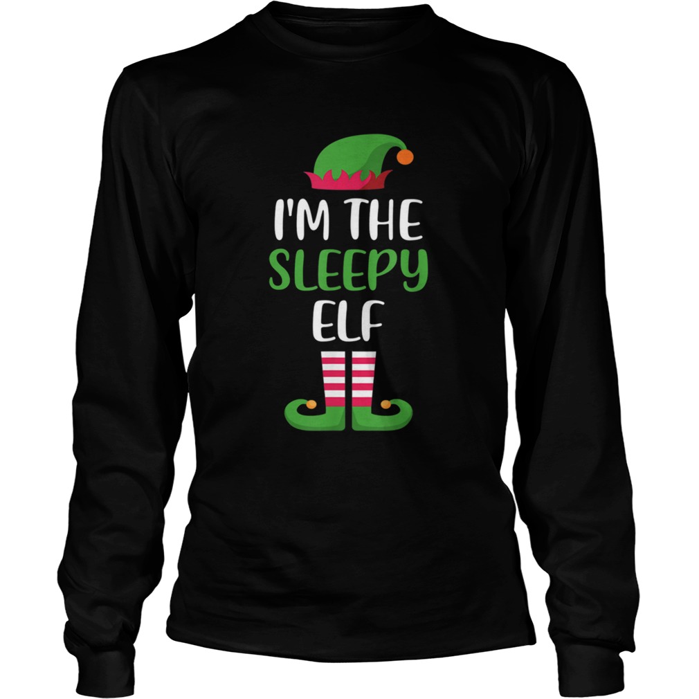 Im The Sleepy Elf Matching Family Christmas LongSleeve