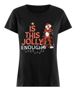 Is This Jolly Enough Auburn Tigers Merry Christmas  Classic Women's T-shirt