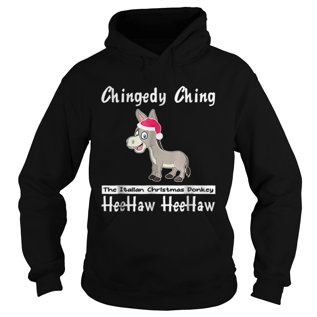 Italian Christmas Donkey American Italian Xmas Gift Hoodie