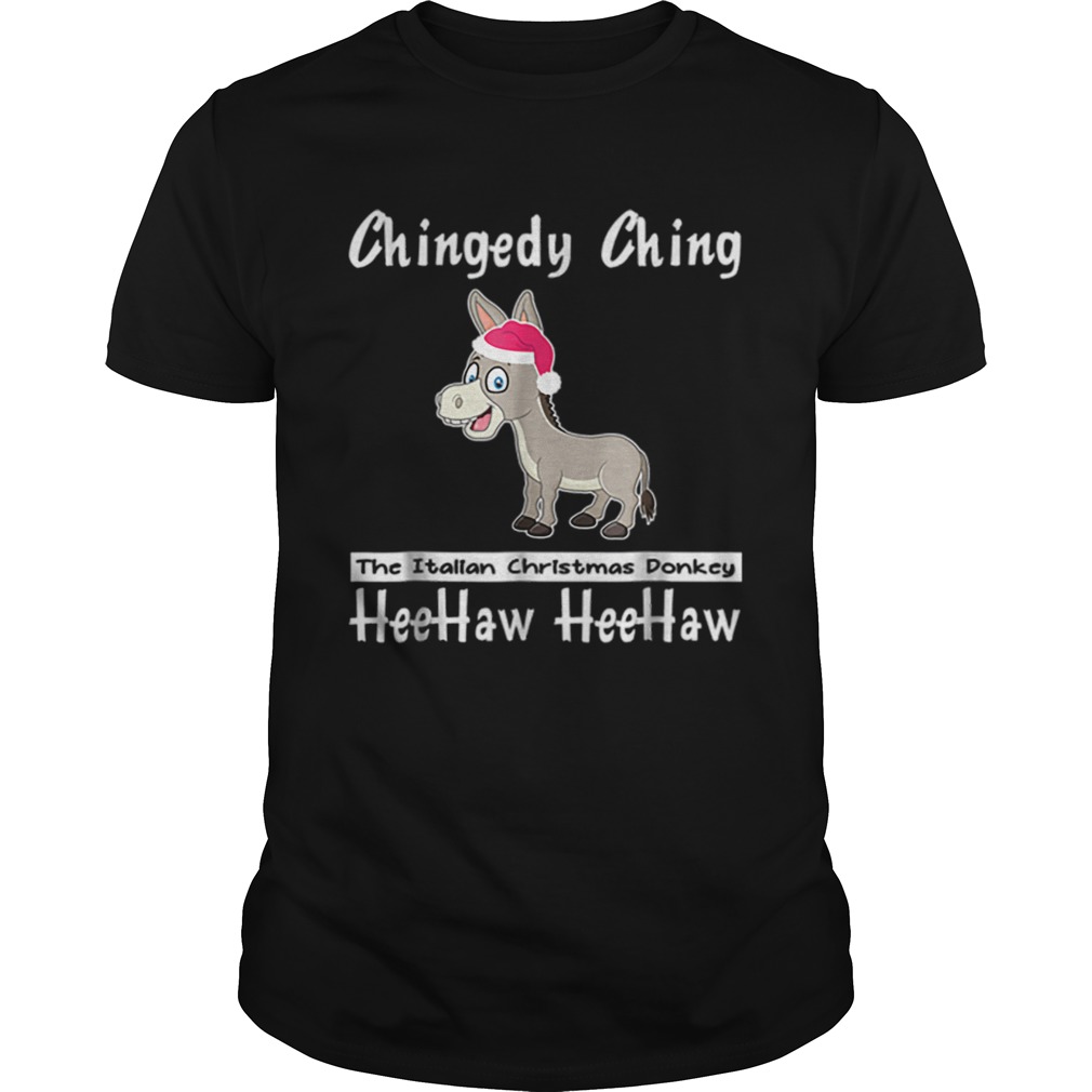 Italian Christmas Donkey American Italian Xmas Gift shirt