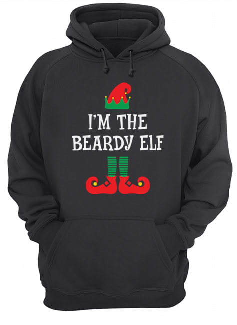 I’m The Beardy Elf Matching Group Christmas Unisex Hoodie