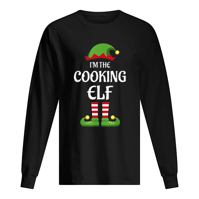 I’m The Cooking Elf Matching Family Christmas Gift Cook Long Sleeved T-shirt 