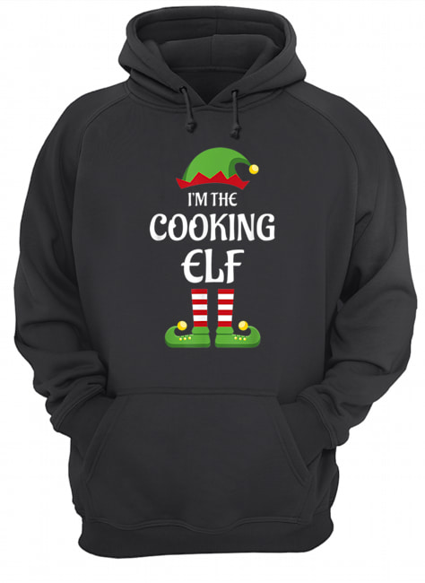 I’m The Cooking Elf Matching Family Christmas Gift Cook Unisex Hoodie