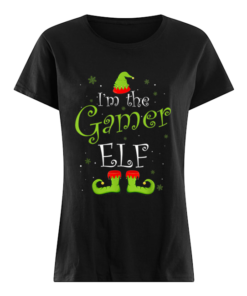 I’m The Gamer Elf Matching Family Group Christmas Funny Xmas  Classic Women's T-shirt