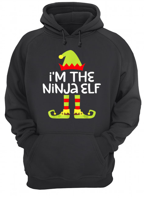 I’m The Ninja Elf Matching Christmas Costume Unisex Hoodie