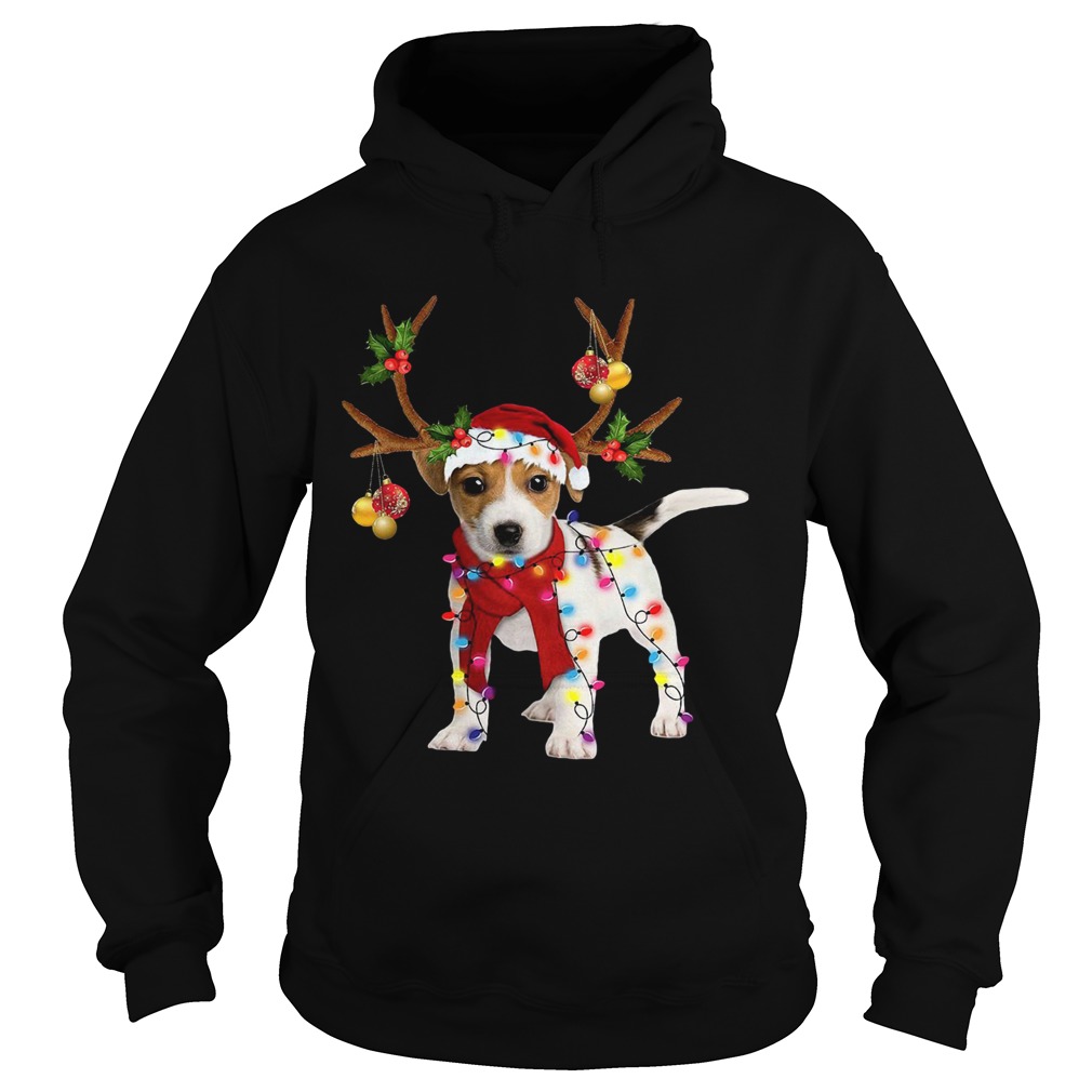 Jack Russell Gorgeous Reindeer Hoodie