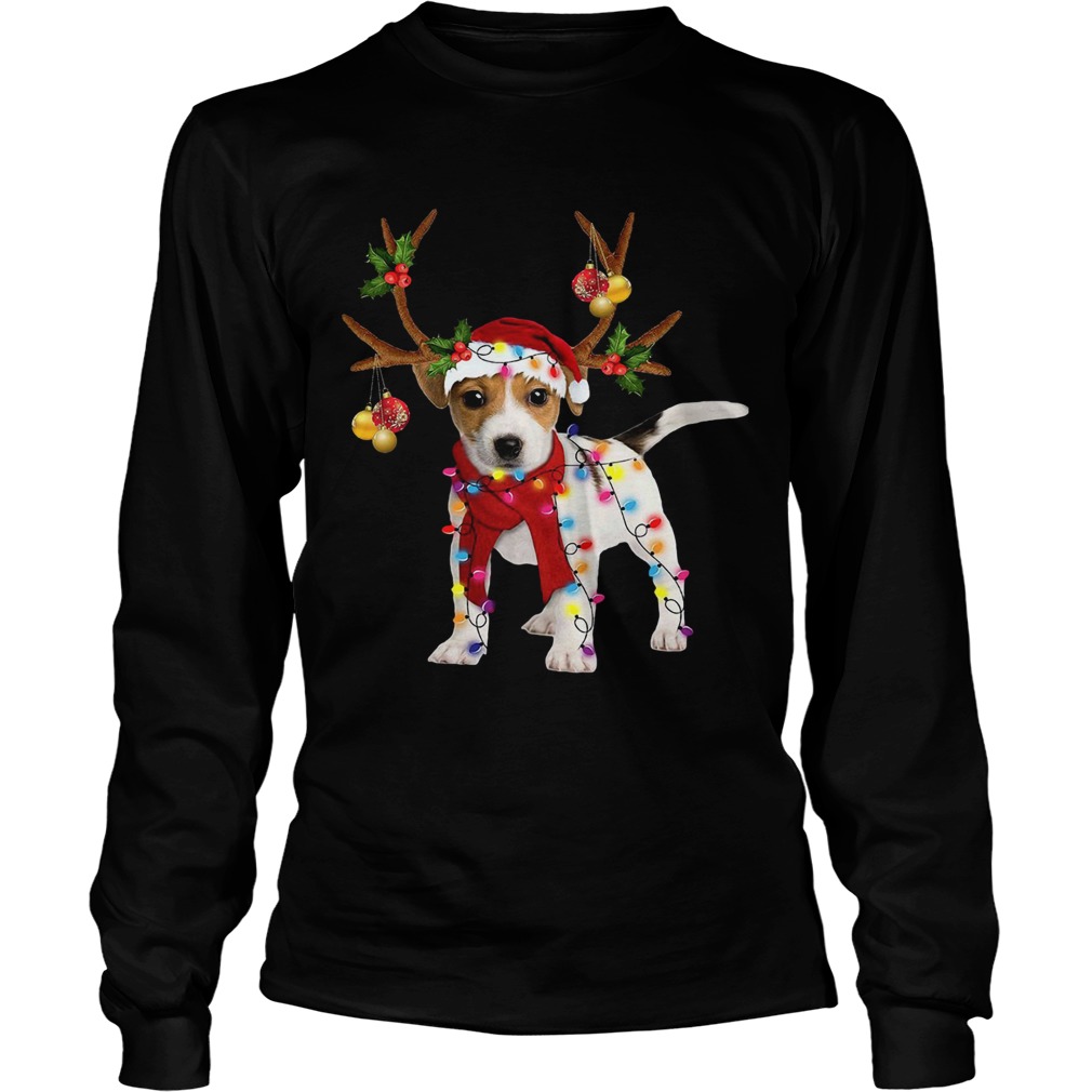 Jack Russell Gorgeous Reindeer LongSleeve