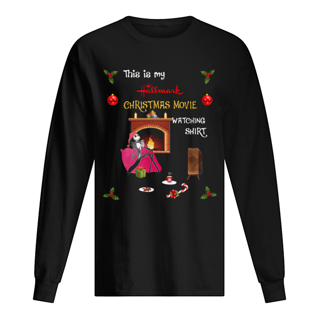 Jack Skellington this is my Hallmark christmas movie watching Long Sleeved T-shirt 