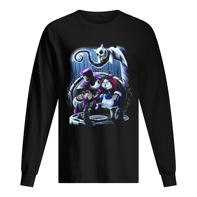 Jack and Sally the nightmare before Christmas Long Sleeved T-shirt 