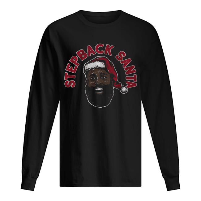 James Harden Stepback Santa Christmas Long Sleeved T-shirt 