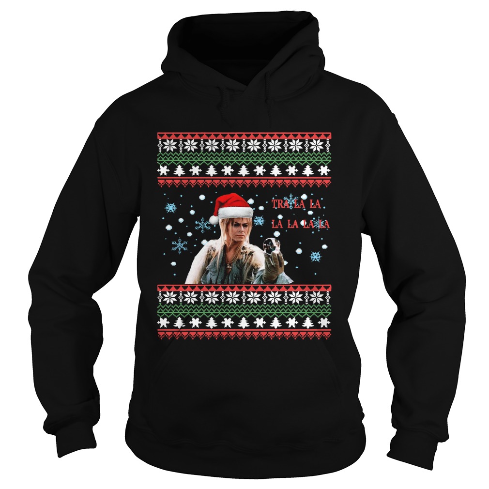 Jareth Labyrinth Tra La La La La La La Ugly Christmas Hoodie