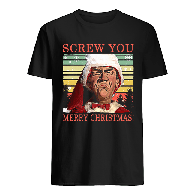 Jeff Dunham Screw You Merry Christmas shirt