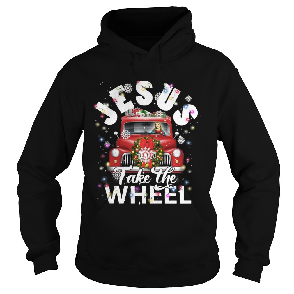 Jesus take the wheel Merry Christmas Hoodie