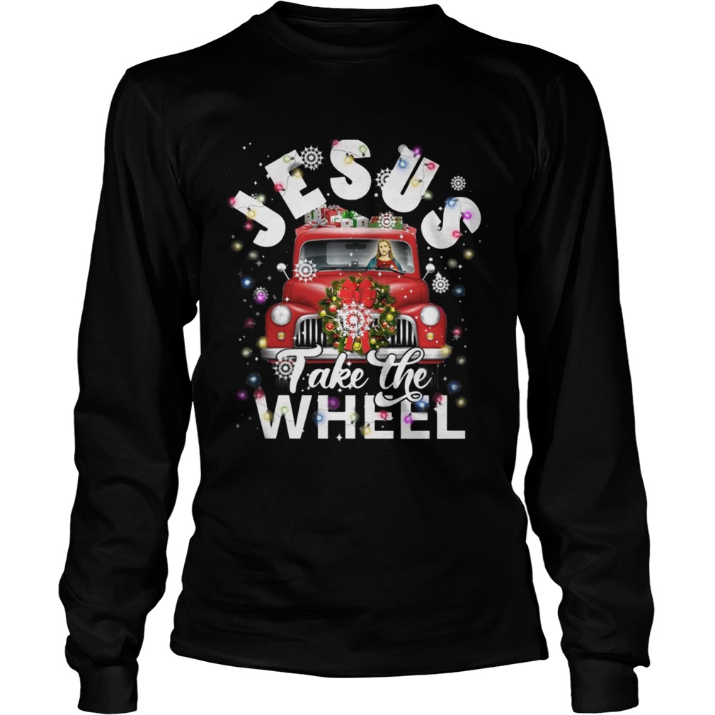 Jesus take the wheel Merry Christmas LongSleeve