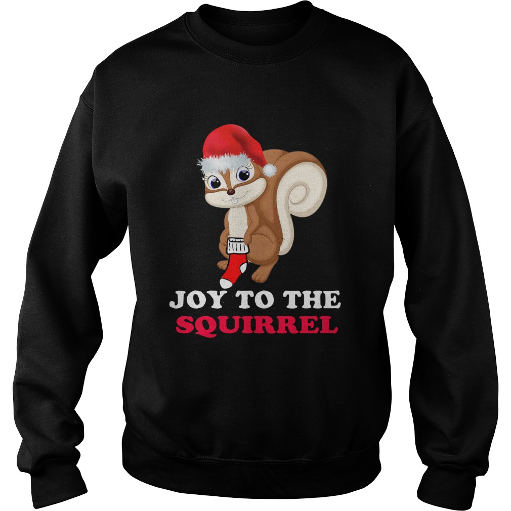 Joy To The Squirrel Christmas Sweatshirt