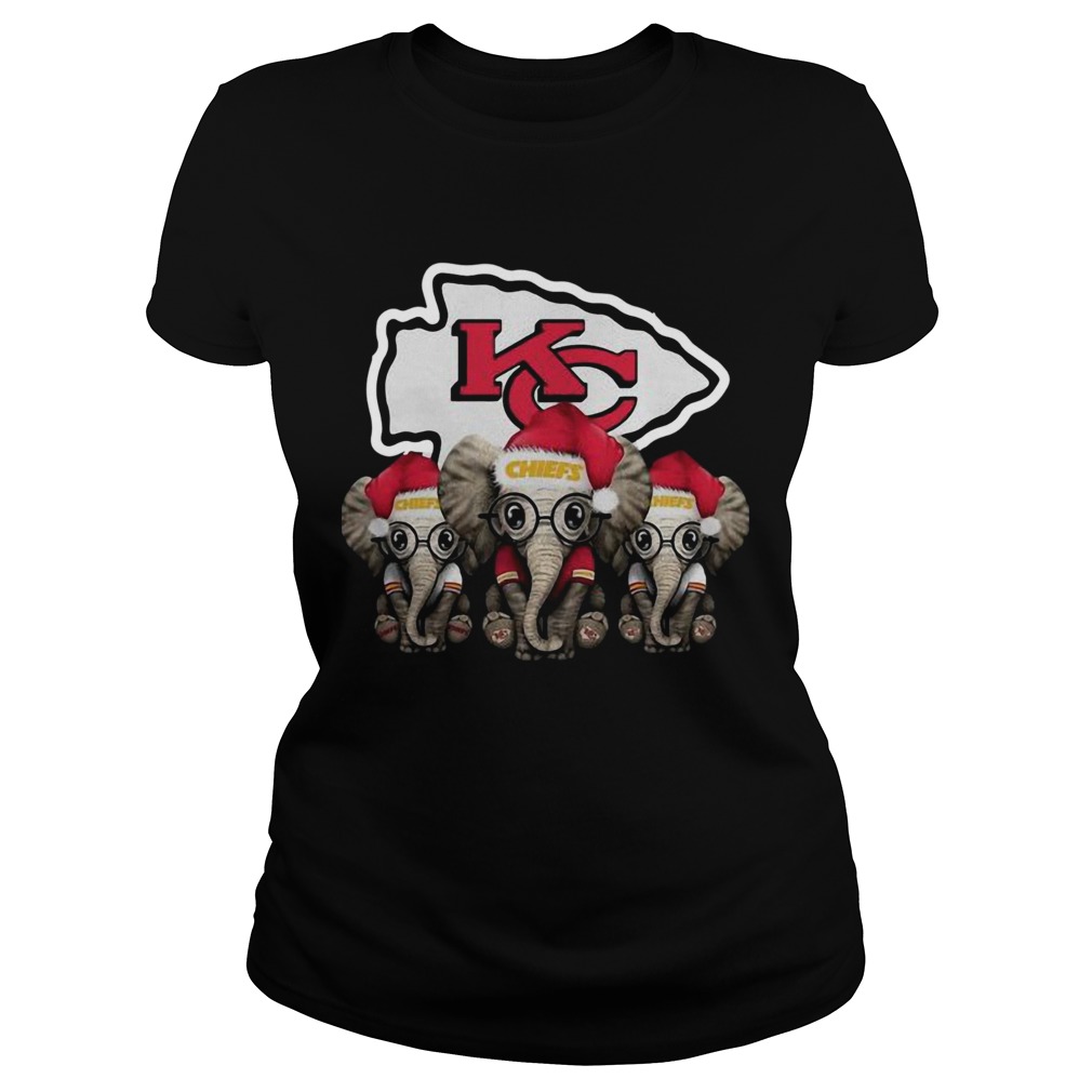 Kansas City Chiefs Elephant Christmas Classic Ladies