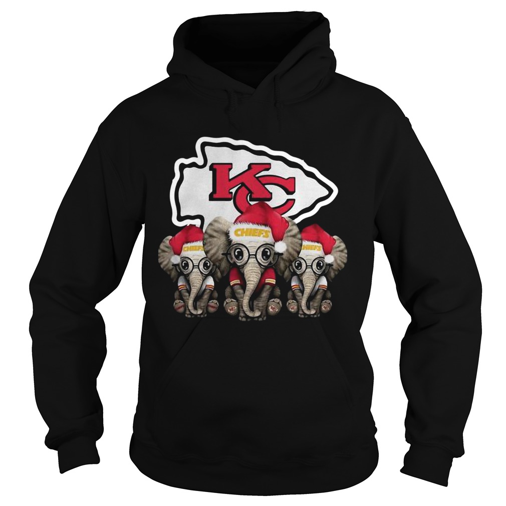 Kansas City Chiefs Elephant Christmas Hoodie