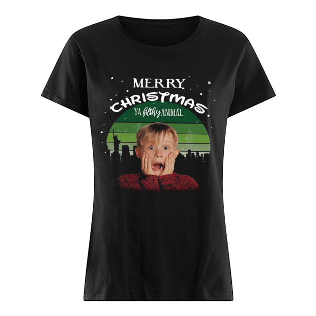 Kevin Mccallister merry christmas ya filthy animal Classic Women's T-shirt