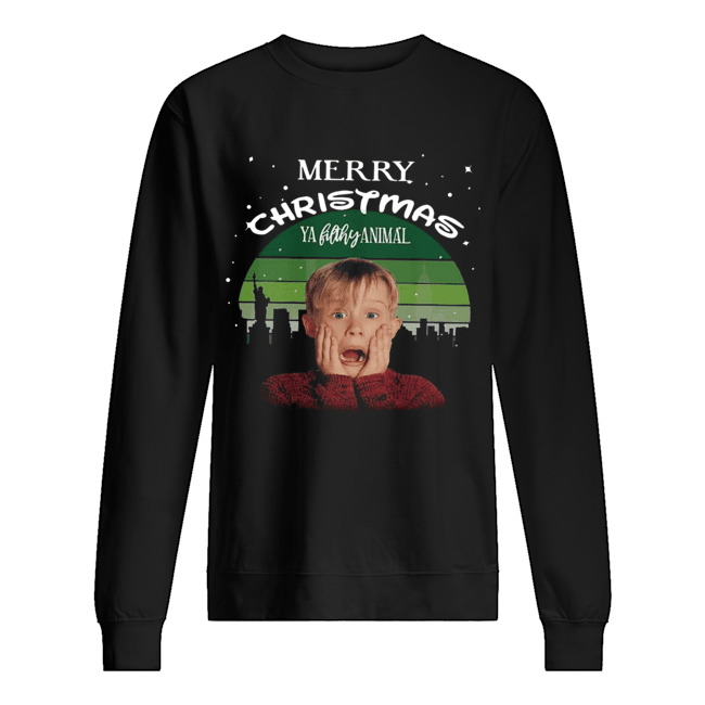 Kevin Mccallister merry christmas ya filthy animal Unisex Sweatshirt