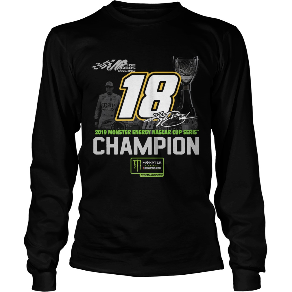 Kyle Busch 2019 Monster Energy Nascar Cup Series Champion LongSleeve