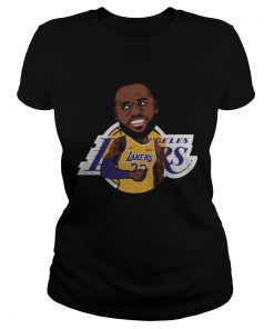 LeBron James Chibi Los Angeles Lakers  Classic Ladies