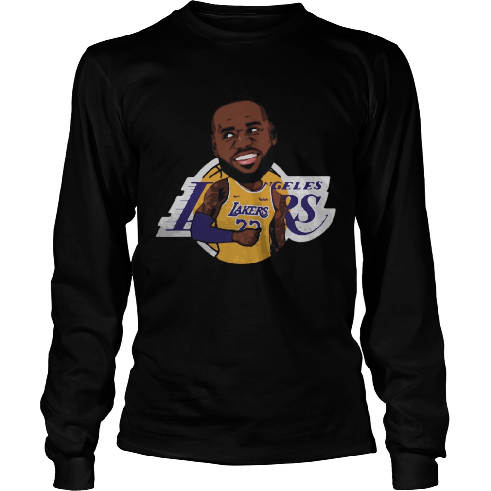 LeBron James Chibi Los Angeles Lakers LongSleeve