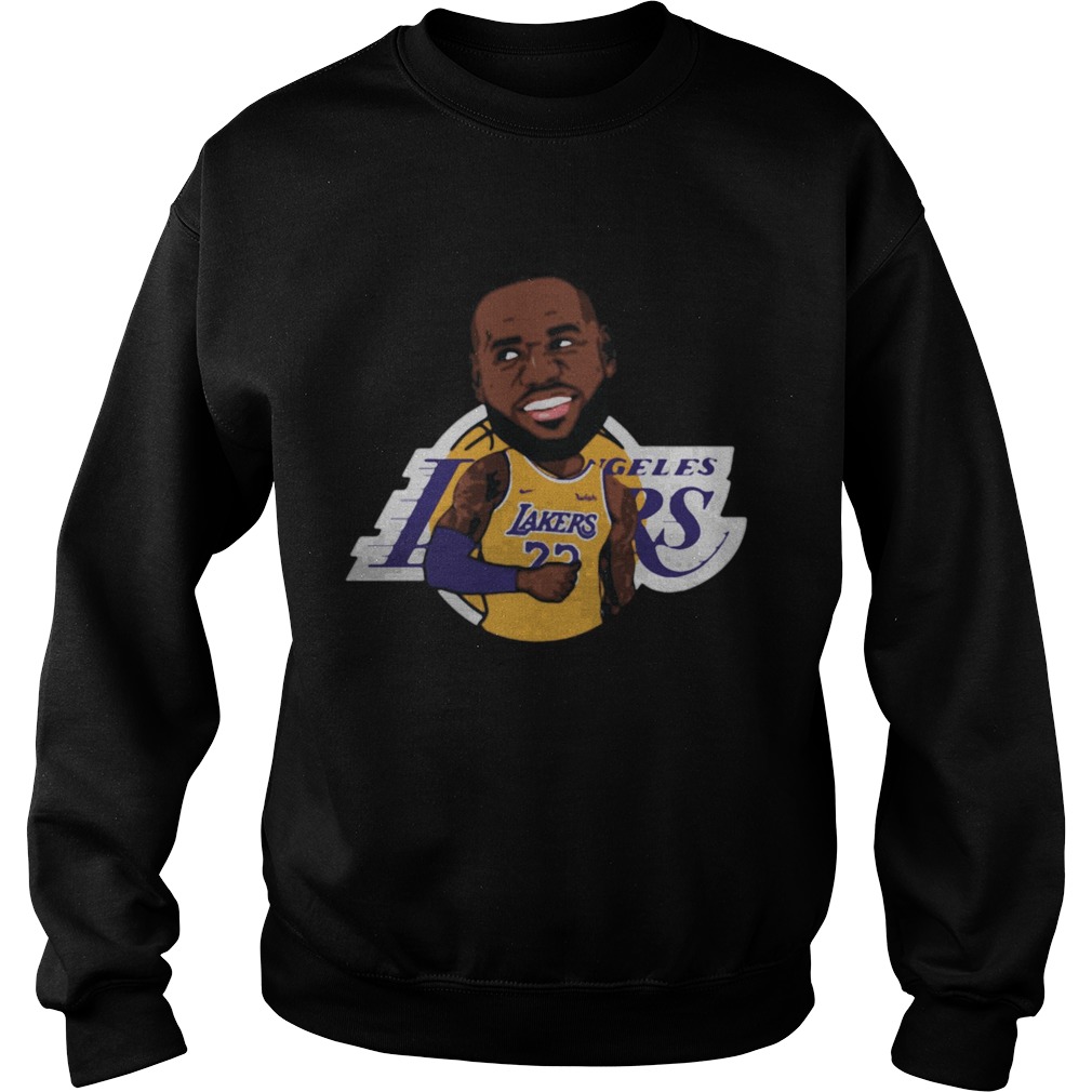 LeBron James Chibi Los Angeles Lakers Sweatshirt